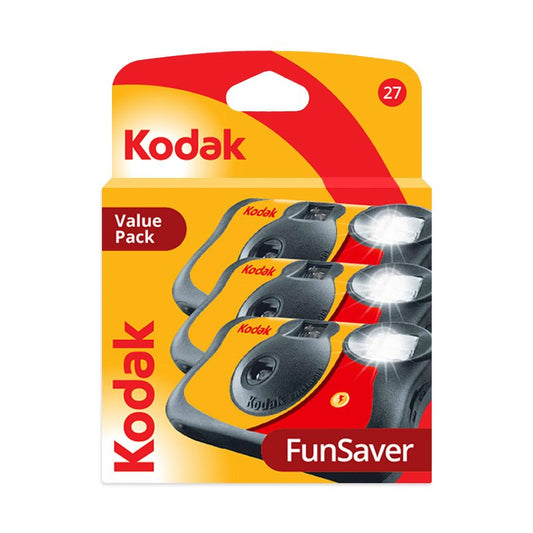 KodakFunSaver Single Use Camera - 27 Exposures x3  Value 3 pack