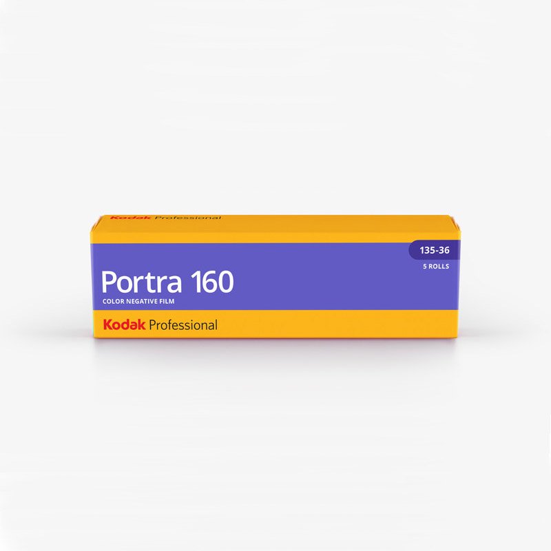 Kodak Portra 160 Color Negative Film (35mm Roll Film, 36 Exposures, 5-Pack)