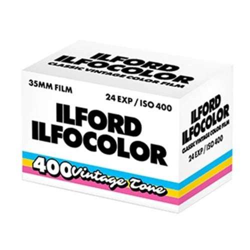 Ilford IlfoColor 400+ ISO Vintage Tone 35mm Colour Film - 24 Exposures