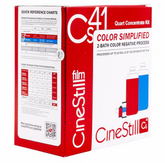 Cs41 “Color Simplified” 2-Bath C-41 Powder Kit (24 Rolls)