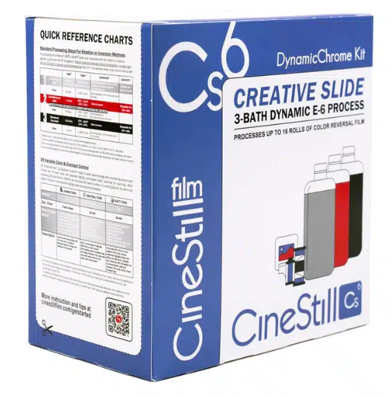 Cs6 "Creative Slide" D9 "DynamicChrome" 3-Bath E-6 Kit - Process up to 16 rolls of Colour Reversal Film