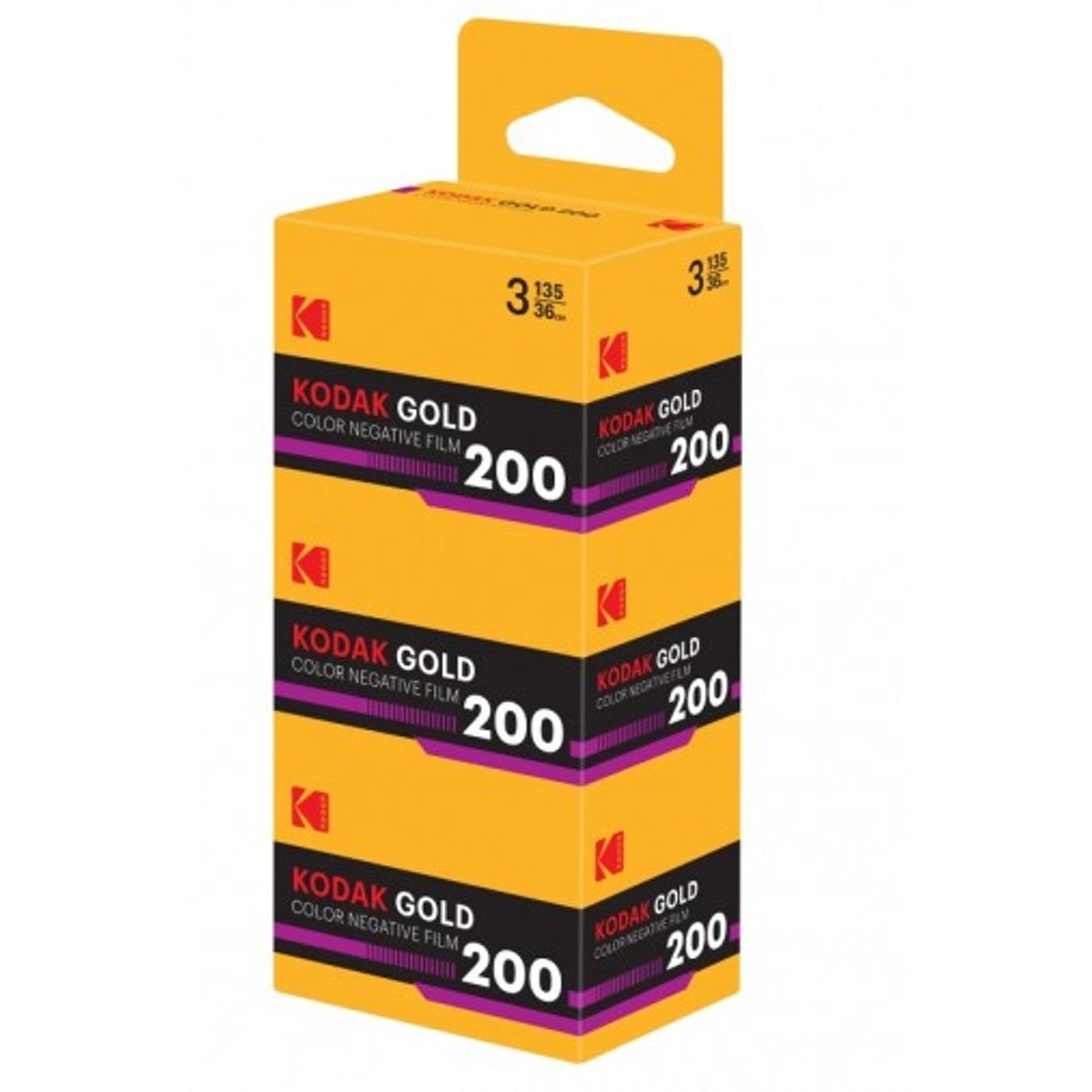 KodakEastman Gold 200 ISO 35mm 36 Exposures - (3 Pack)